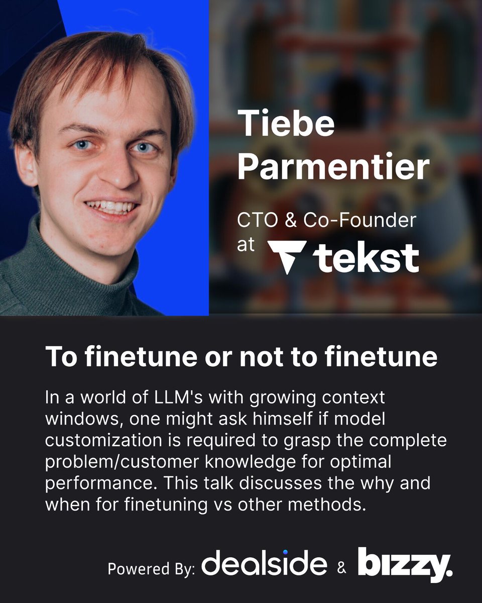 Our CTO will speak at the Gen AI event in Ghent, Wednesday 8th May (6pm CEST).
Link to event: eu1.hubs.ly/H08Yjyn0