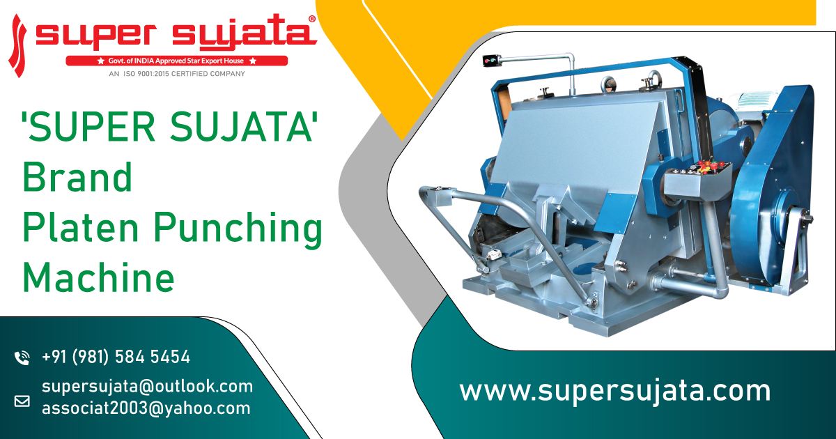 idea_amritsar's tweet photo. 'SUPER SUJATA Brand' - Platen Die Cutting and Creasing Machine Manufacturer India
https://t.co/INZ1kkckmb
#die_cutting_machine #platen #punching_machine #victoria_die_cutting #punching_machine #hand_fed_platen #Creasing_and_Embossing #machine
Contact 'SUPER SUJATA' https://t.co/kOPc6hAi26