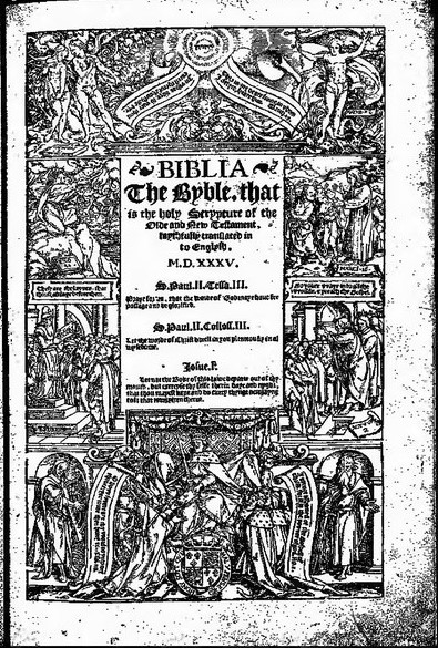 #OTD 6 May 1541 #HenryVIII proclaimed that an English Bible be made available in every church in the land 'the Byble of the largest & greatest volume to be had in every churche' The Coverdale Bible based on Tyndale's work was compiled by #KatherineParr's almoner Myles Coverdale