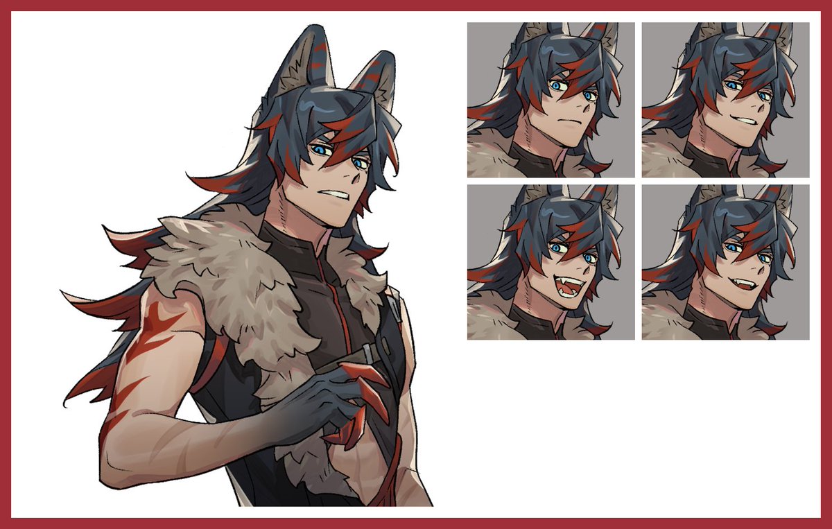 #oc #LostinOlym
🐺finished another bust illust