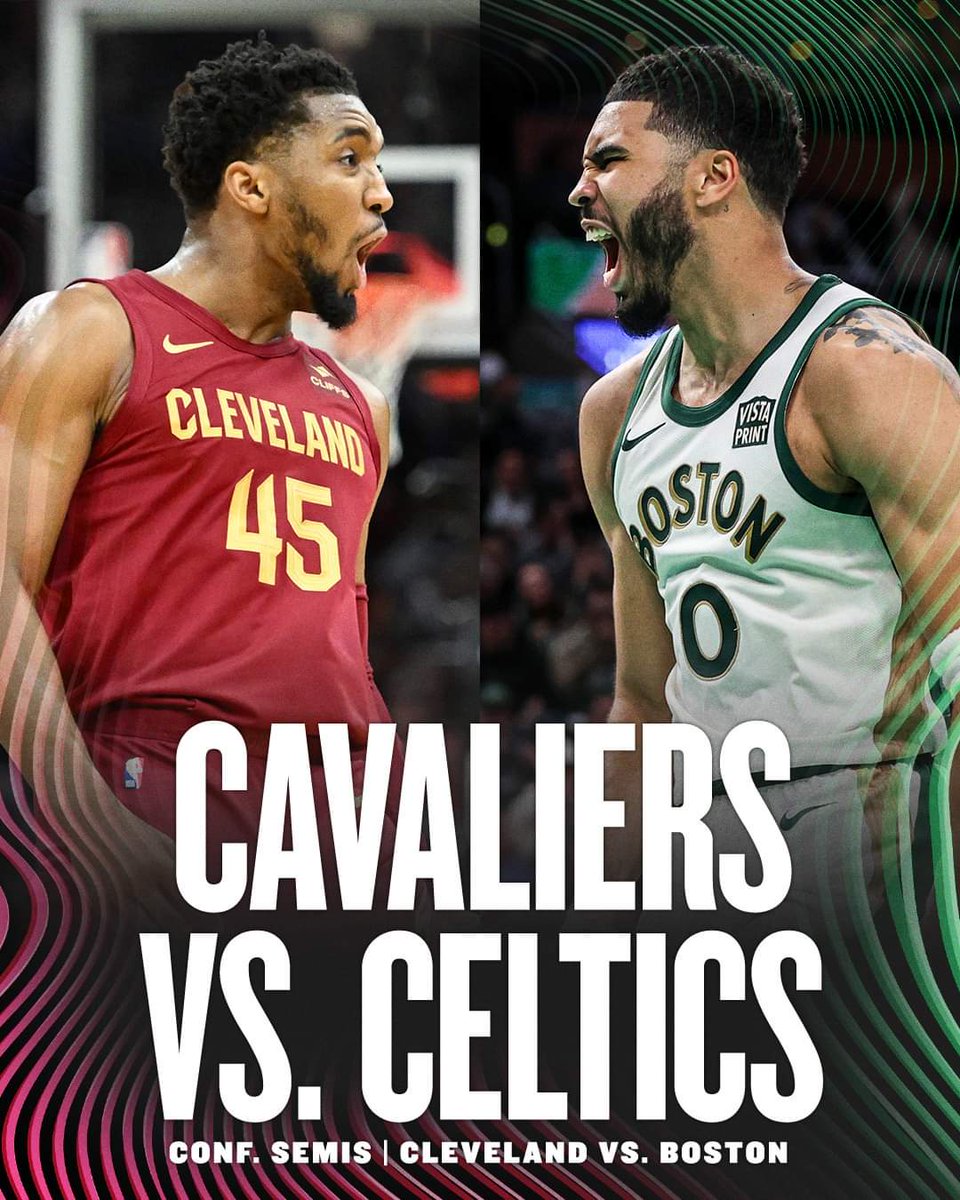 The Eastern Conference NBA 2nd round/Quarter Final Play off match up is set!
Cleveland Cavaliers vs Boston Celtics 
Donovan Mitchell vs Jayson Tatum 🔥🔥
#nbaplayoffs    #NBAPlayoffs    #NBA    #NBAPlayoffs2024