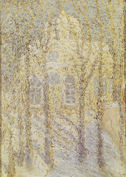Казимир Малевич «Церковь». 1905 г. Холст, масло. Частная коллекция.