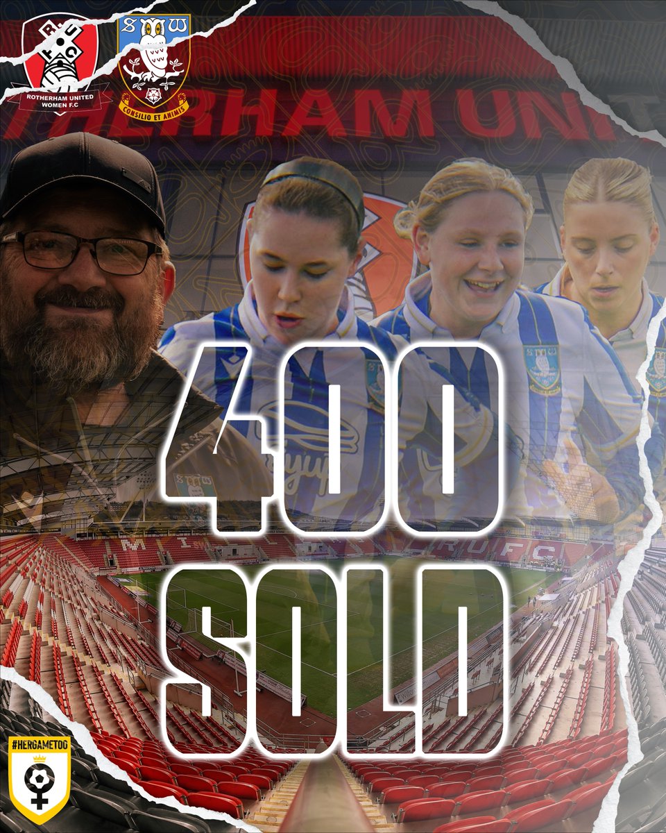 👏Over 400 tickets have now been sold for our upcoming @HerGameToo Shield game vs @RUWFC_Official at the AESSEAL New York Stadium! Get your tickets #swfc fans before our 6PM KO on 12 May! Buy here: eventcreate.com/E/ruwfcvswlfc2… #SWLFC | #WAWAW | #OneTeam