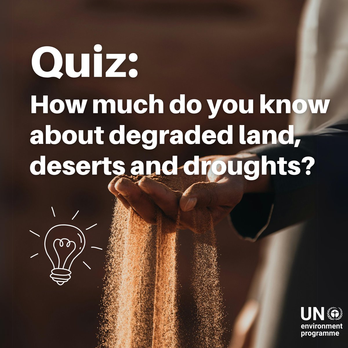 How much do you know about degraded land, deserts and drought? Test your knowledge ahead of #WorldEnvironmentDay on 5 June: unep.org/news-and-stori…