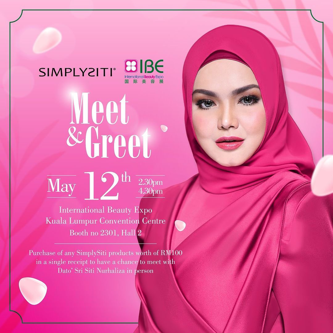 I suka la sejak2 ni kak iti thema pink 💖 

#meetngreet #sitinurhaliza