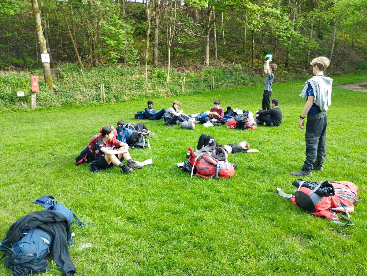 The Year 10 #ChingfordFoundationSchool @DofE Silver Award students are in camp after a good day and are enjoying a well earned rest! 
#FoundationForLife #Enrichment #DukeOfEdinburghAward