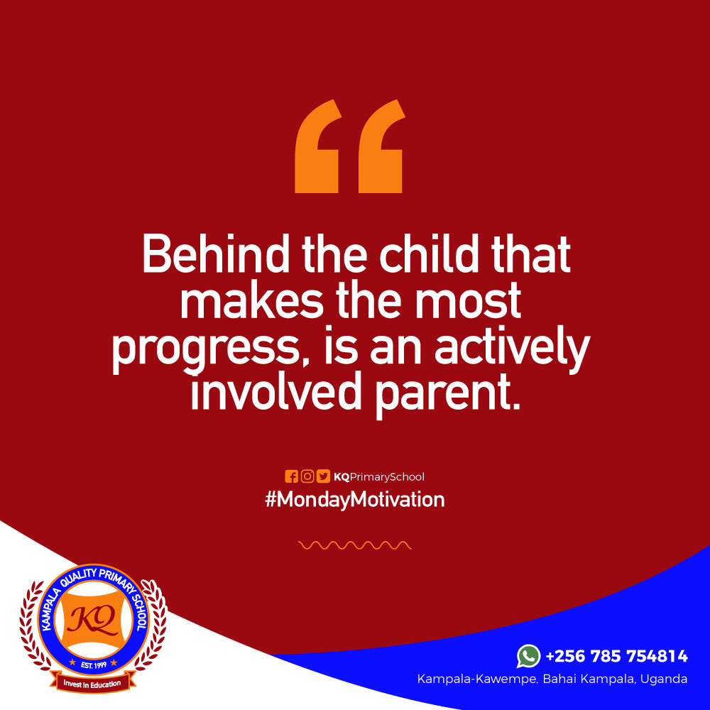 'At the end of the day, the most overwhelming key to a child's success is the positive involvement of the parents.' -Jane D. Hull. #mondaymotivation #mondaymood #InvestInEducation.

#Prom #UNEB #HAPPENINGNOW #StJulian #RayG #Kabaka #Weasel #Planned #Pastor #LakeVictoria
#Brian.
