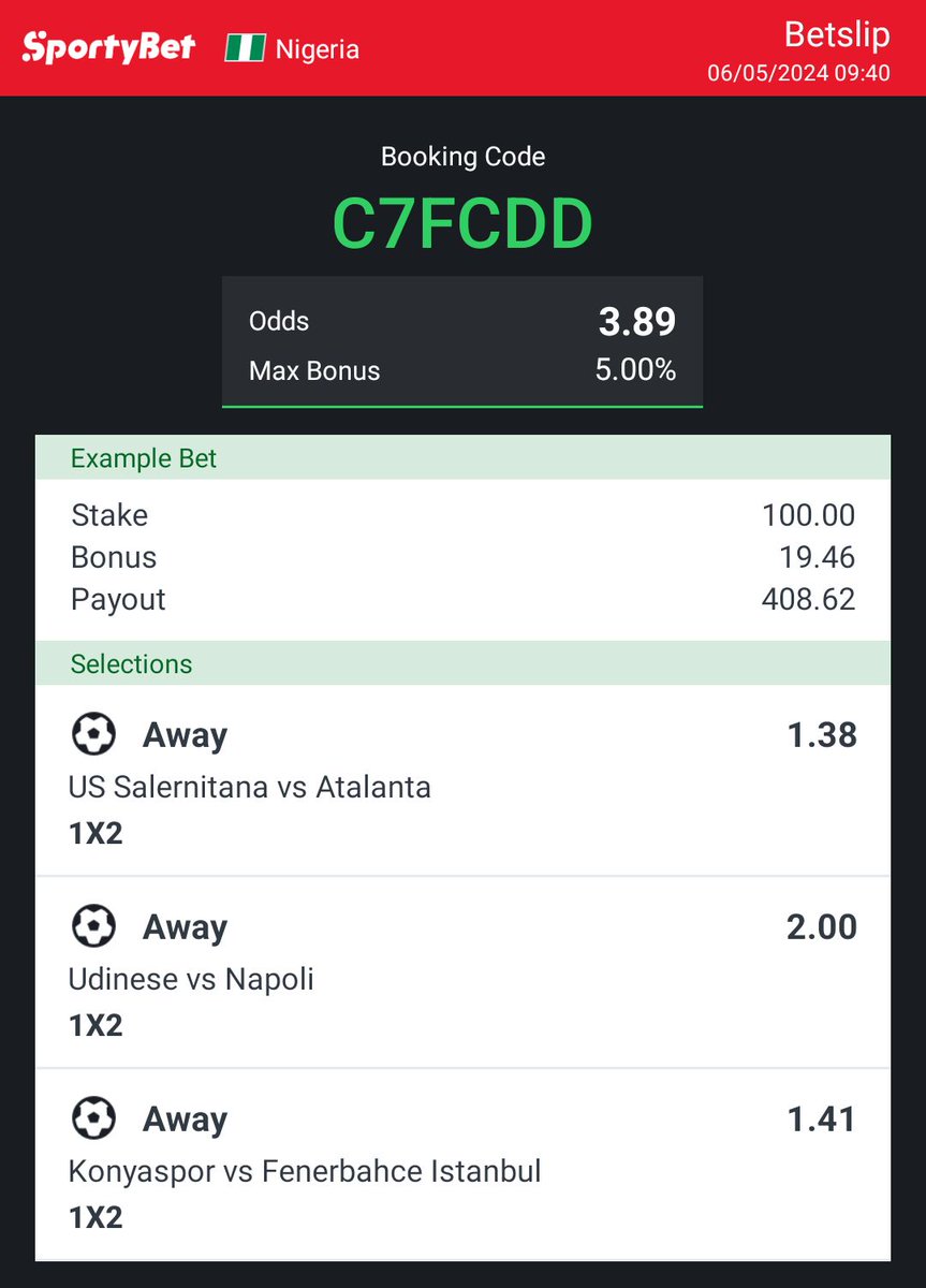 Sport Payout ⚽ tweet media