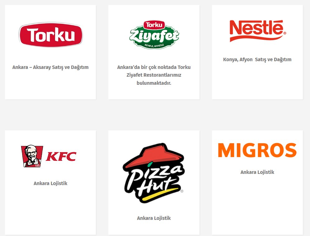 Yasemin Pasta firmasının web sitesinde Atatürk Orman Çiftliği markasıyla ilgili bilgilendirme yer almazken, Torku ve Nestlé ürünlerinin satış ve dağıtımını yaptığı anlaşılıyor. Firma ayrıca Torku Ziyafet restoranlarına sahip olup, KFC ve Pizza Hut'ın lojistik işlerini yapıyor.