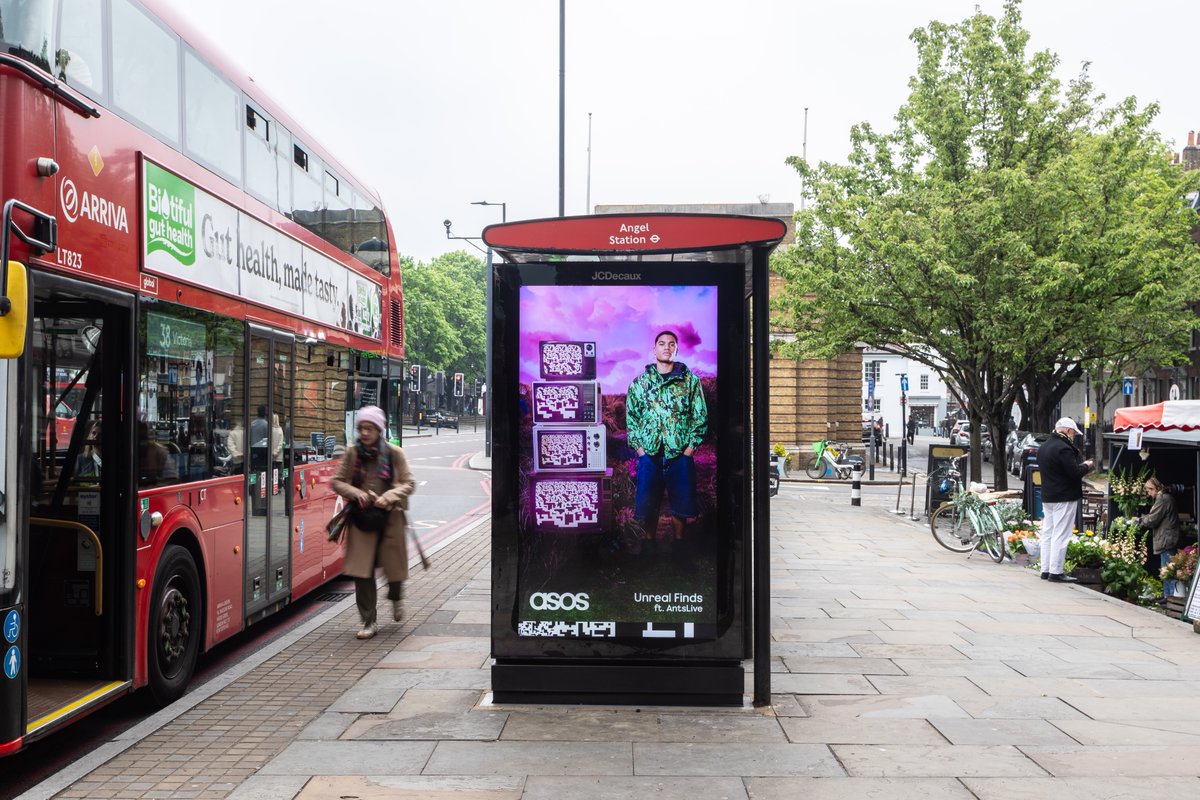 'Unreal Finds - ft. AntsLive' . @ASOS_Menswear / @antsslive . @JCDecaux_UK . #ooh #outofhome #advertising #oohmedia #oohadvertising #advertisingphotography