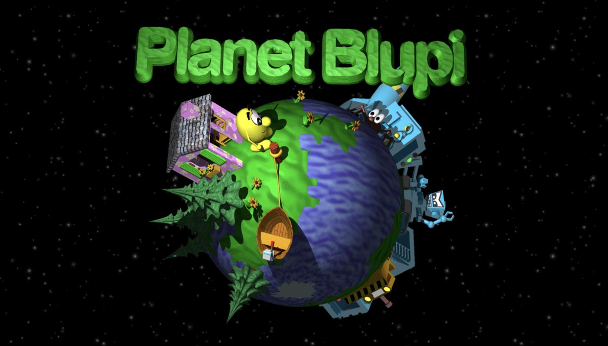 Each Monday at 9 am, discover the Swiss game of the week! Today: Planet Blupi (1997), an adventure game made by Daniel Roux (Epsitec)  Learn more and play here: planet.blupi.org  Played it? Know other Swiss games? Let us know! #SwissGameOfTheWeek