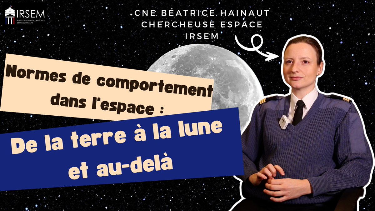 #GRANDFORMAT🎬 | Le retour de la #conquête de l'#espace et de la #Lune ? 🌙 🗣 Retrouvez Béatrice Hainaut, chercheure espace à l’IRSEM, dans notre nouvelle vidéo ! 🎥 🪐 ➡ Lien de la vidéo : youtube.com/watch?v=jL5saP…