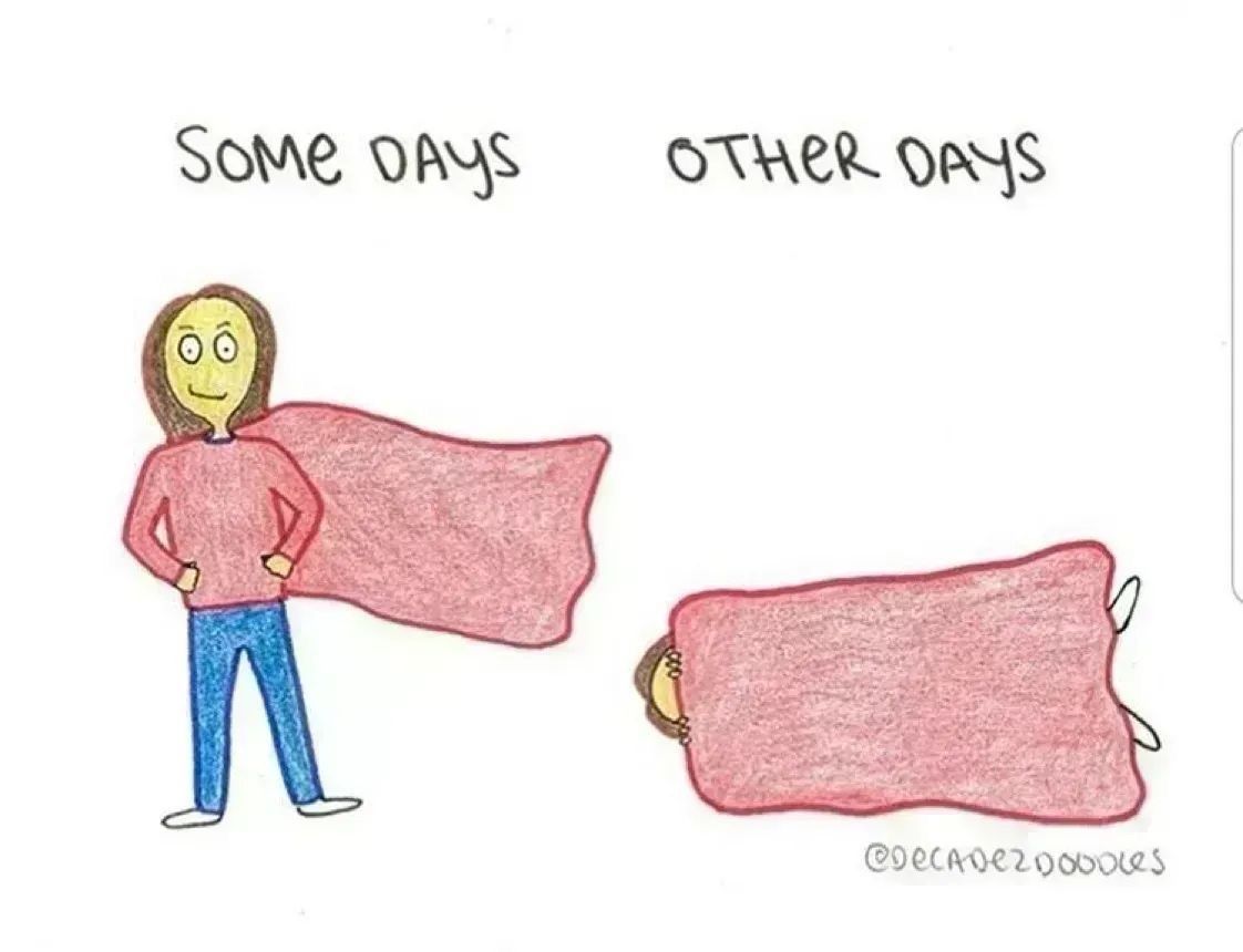 And the ‘other days’ are perfectly okay 💜