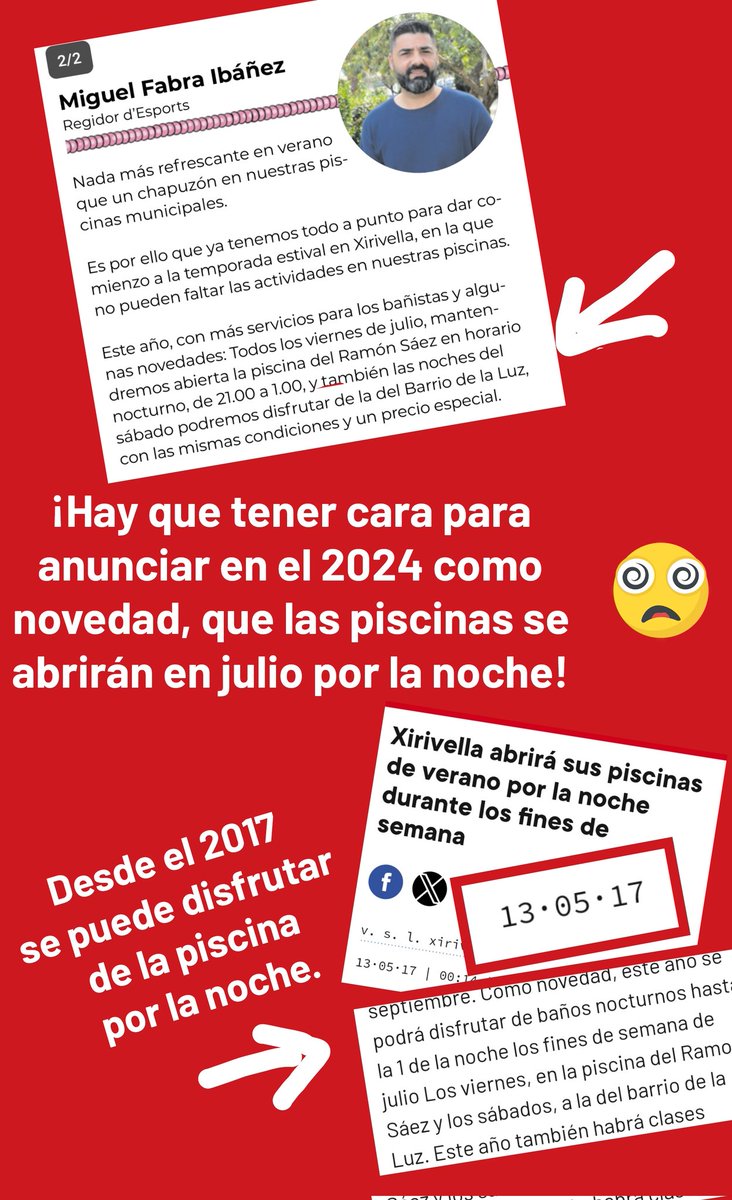 En política hay que decir la verdad. Cuando en la gestión se habla de novedades no vale todo, incluso lo que ya se hizo en la anterior legislatura. 

#PPVOX y sus mentiras
