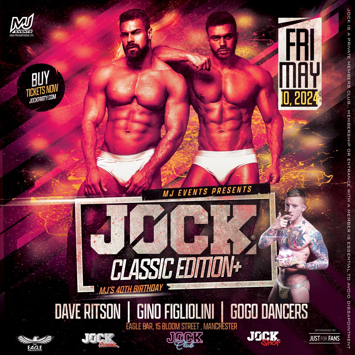 Eagle Manchester sees the return of @jockpartyuk this Friday so don't forget your jocks and sportswear lads! Tickets from £8 online at… outsavvy.com/event/19558/jo…