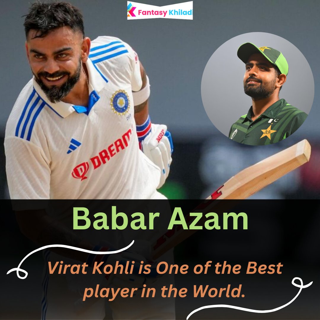 Babar Azam on Virat!!😍

#viratkohli #babarazam #cricket #t20worldcup #india #pakistan #indvspak #kohli #indiacricket