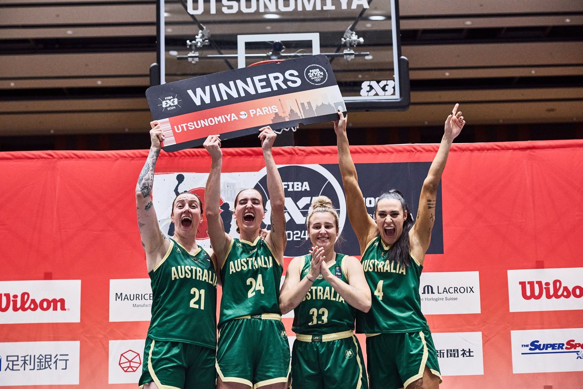 The Golden Ticket has been secured and the Gangurrus Paris-bound! 🎟️✈️ After defeating Canada in the final, the Aussies will be the first team to represent our nation in 3x3 basketball at an Olympic Games, marking a historic moment since the format's debut at Tokyo 2020. Full