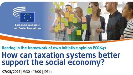 🗓️Tomorrow, 7 May, 9:30 - 13:00 (CEST) Join us for our public hearing on how taxation systems can better support the social economy. 🔗Live webcast: europa.eu/!4Ch3v6 ➡️Programme : europa.eu/!6N3BYG ❓Pose Qs via Slido: bit.ly/3UsD6CO #Tax4SocialEconomy