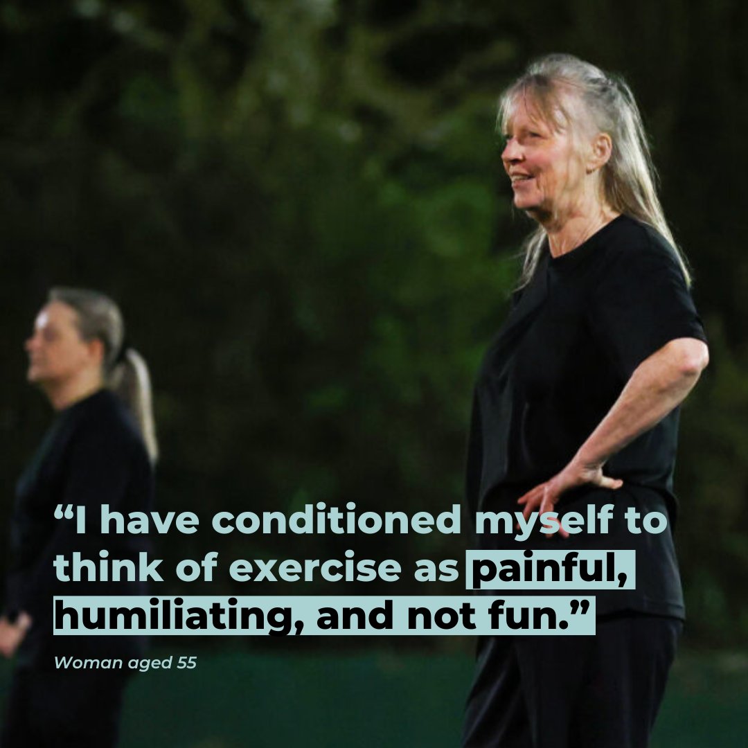 Women have been let down by terrible experiences of sport, from school, all the way up to menopause. 👉 30% say they are less active in menopause 🙋‍♀️ 71% of women in menopause want to be more active ✅ 90% would consider exercise if recommended by a GP ow.ly/7EFC50Rvw5v