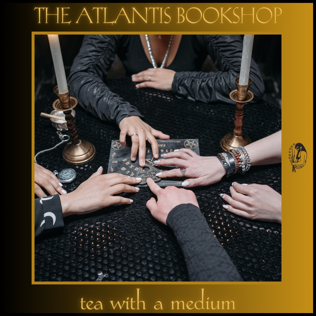 Our ever-popular 'Tea with a Medium' event is back on Tues 14 May with Gary Wright, an occult practitioner and renowned psychic medium, with experience garnered from traditional witchcraft, Wicca & Scottish seership practices.

Want to know more? Go to: theatlantisbookshop.com/events/event/t…