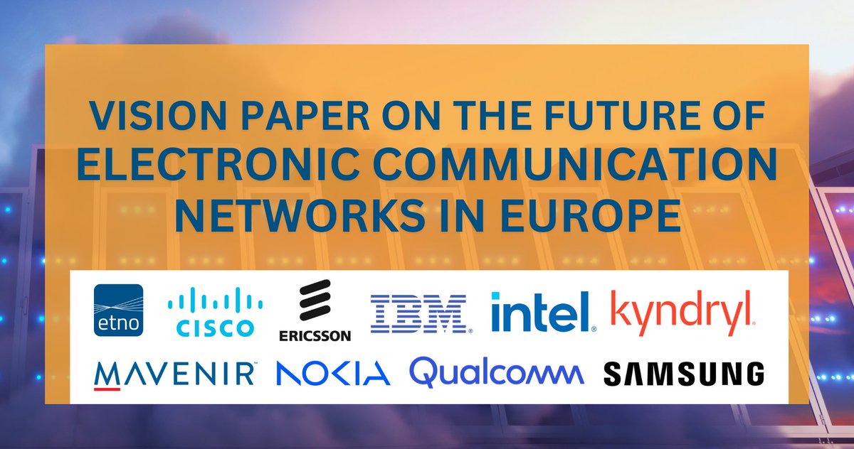 Mavenir together with other leading companies from the European connectivity ecosystem lay out collective priorities following the @EU_Commission White Paper on the Future of Connectivity. bit.ly/4dr25yY @etnoassociation