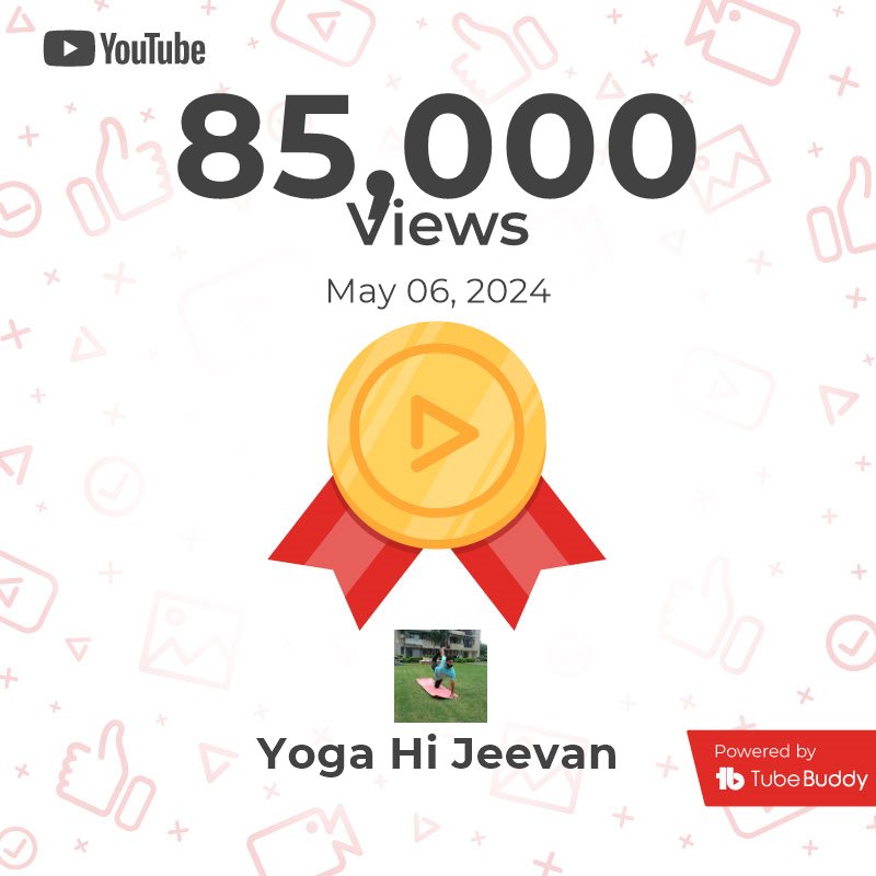 आप सभी का बहुत बहुत धन्यवाद जी आज मेरे YouTube चैनल पर 85,000 views  हो ग ऐ आप इसी प्रकार सहयोग करते रहना जी ! 🙏💐🙏💐🙏💐🙏 YouTube channel. Yoga hi jeevan
#yogapic #yogayoutube #yogaclass #yogaonlineclasses #yogasession #yogatime #yogahijeevan #ashvinder
#onlineyoga #yoga