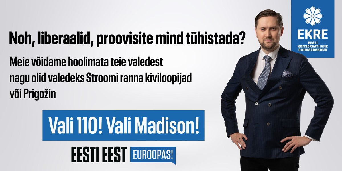 Eesti Konservatiivne Rahvaerakond (@ekrahvaerakond) on Twitter photo 