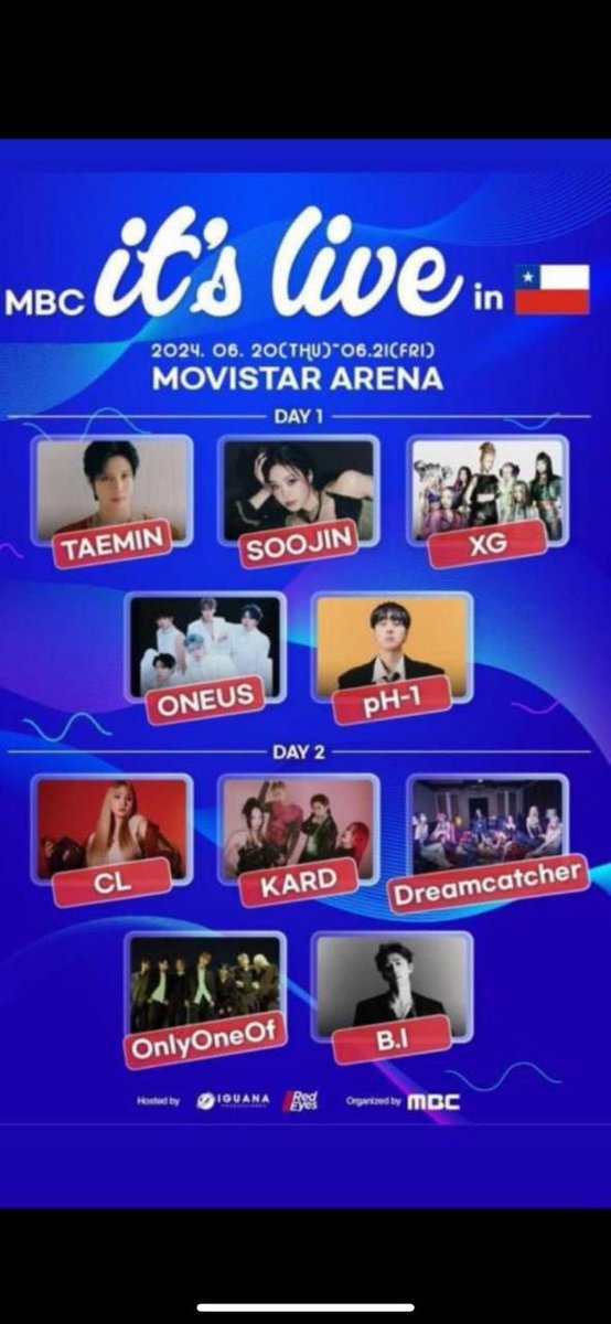 if dcc confirms the girls' appearance on mbc's IT'S LIVE concert in chile, this is where their performance on june 21 will take place 

the capacity is up to 17,000. dreamcatcher belong on big stage 🥺