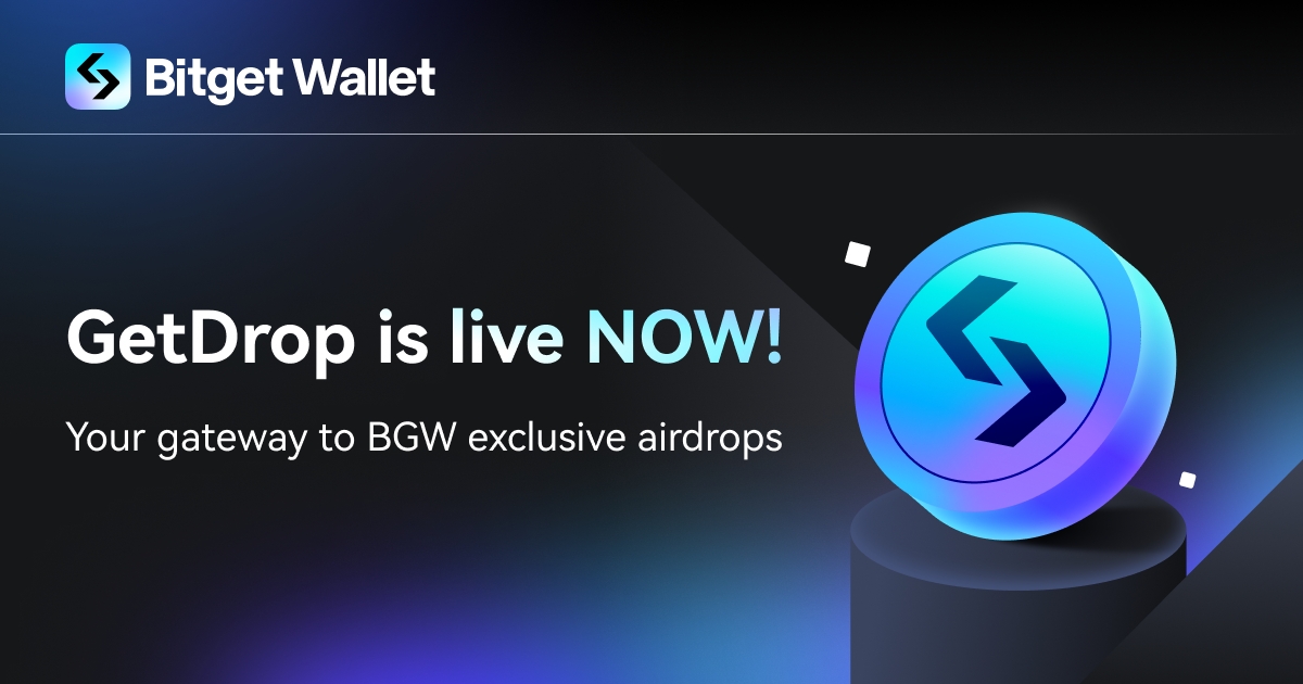 🥳 We are excited to introduce the #GetDrop program!

🙌 It's a newly initiated incentive program for #BitgetWallet users, $BWB Points and future BWB token holders! An exceptional gateway for our ecosystem partner projects to connect with and engage our dynamic and high-quality…