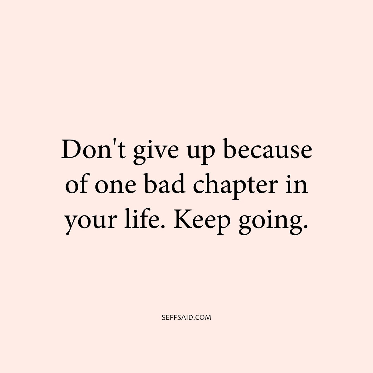 Keep going