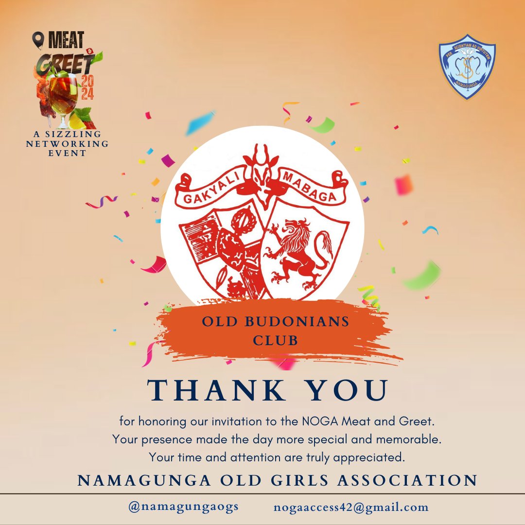 A special thank you to The Budo League and The Old Budonians Club for being a part of the NOGA Meat & Greet and making it a remarkable affair. Your presence made all the difference.