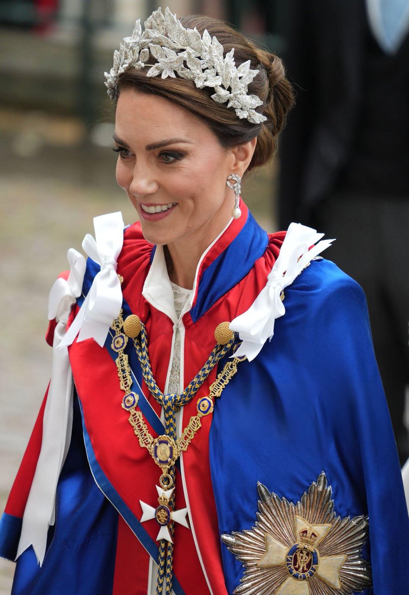 The Princess of Wales looked gorgeous during the Coronation one year ago 👑😍❤️