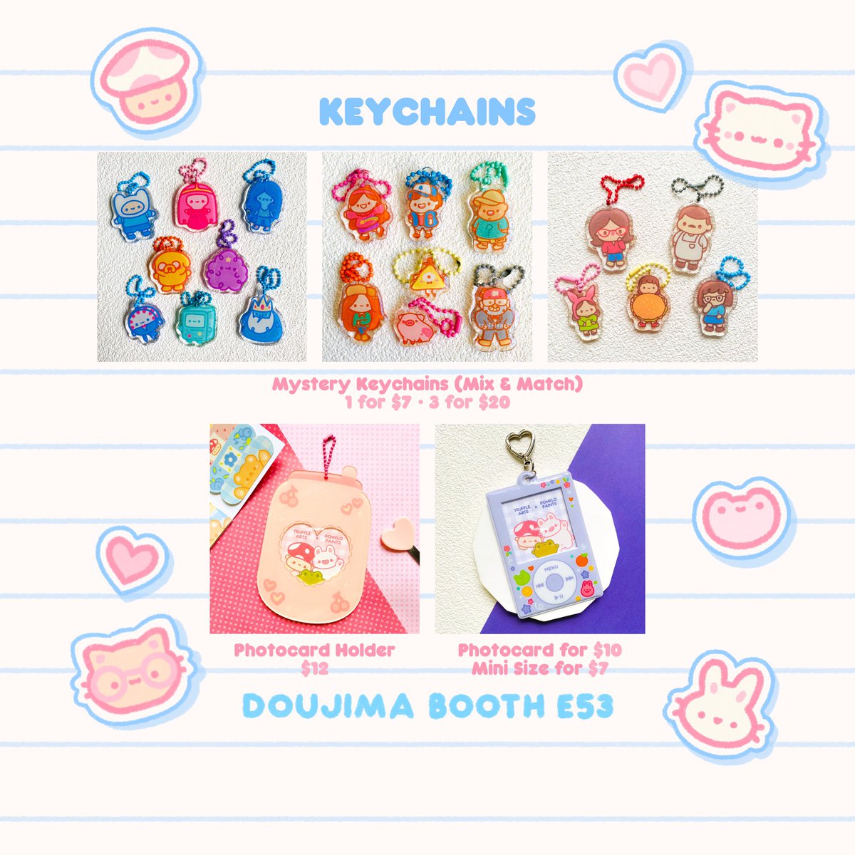 I’ll be at doujima this weekend at booth E53 w chewy!! debuting our collab socks! 🩷 #doujima #doujima2024 #doujimasg
