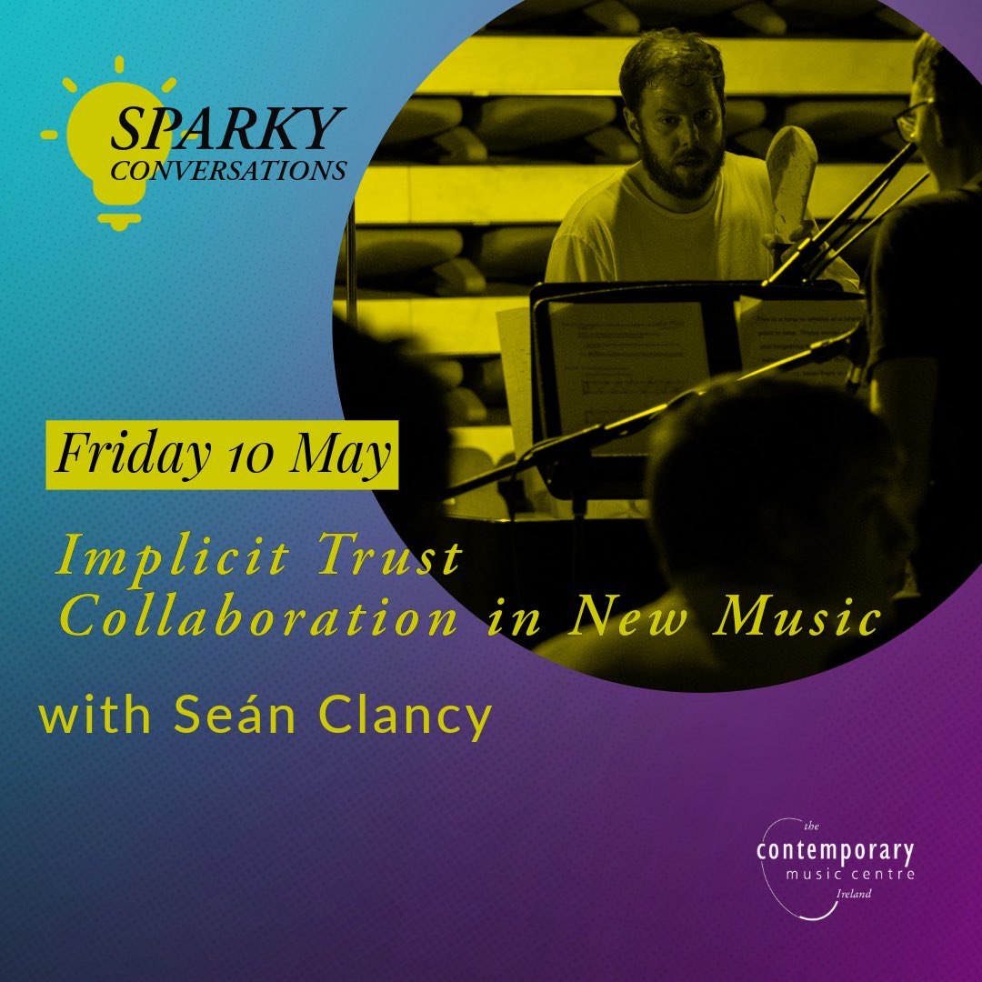 On Friday I’m giving a talk/hosting a chat for the @CMCIreland on collaborative composition. I will draw on some of my own work and the practices of Sol LeWitt, Fluxus, and the AACM to start a conversation. All welcome! 👉🏻Friday 10 May, 12 noon Register: loom.ly/1ddLBKQ