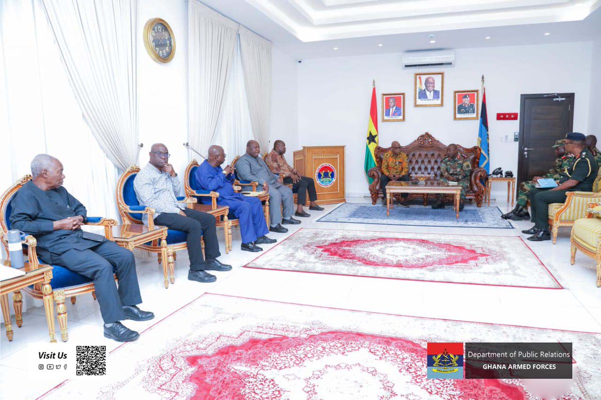A 9-member delegation from the Ghana Tertiary Education Commission (GTEC) has paid a courtesy call on the Chief of Defence Staff (CDS), Lieutenant General Thomas Oppong-Peprah at the General Headquarters. gafonline.mil.gh/news/gtec-pays…