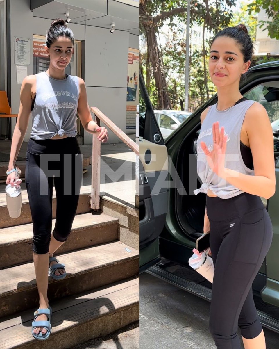 #AnanyaPanday recently clicked in the city! ✨