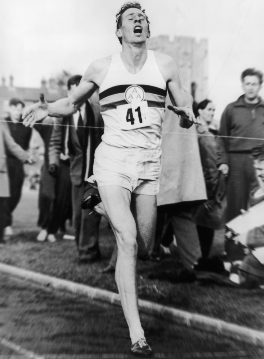 #OnThisDay 70 years ago Sir Roger #Bannister ran the first ever sub-four minute mile. We are following the amazing story of his grandson's mission to break the world Human Powered Vehicle (HPV) record in Nevada. #WorldRecord #Speed #HumanPower #Mile