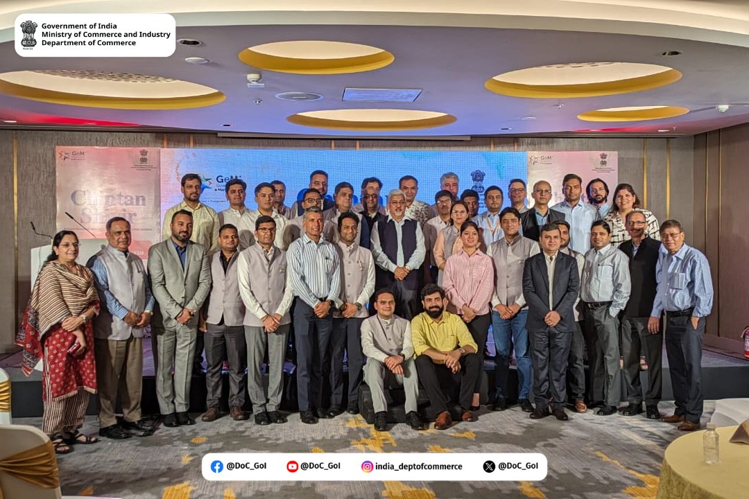 DoC_GoI's tweet photo. Government EMarketplace conducted a two-day (2nd and 3rd May 2024) Chintan Shivir in Rishikesh, Uttarakhand. The event was attended by Secretary, DoC – Sh. Sunil Barthwal, Secretary....(1/2)
#GeMChintanShivir #InnovationInProcurement #CollaborativeGovernance #DoC_GoI @GeM_India https://t.co/GCMOeLUF3r