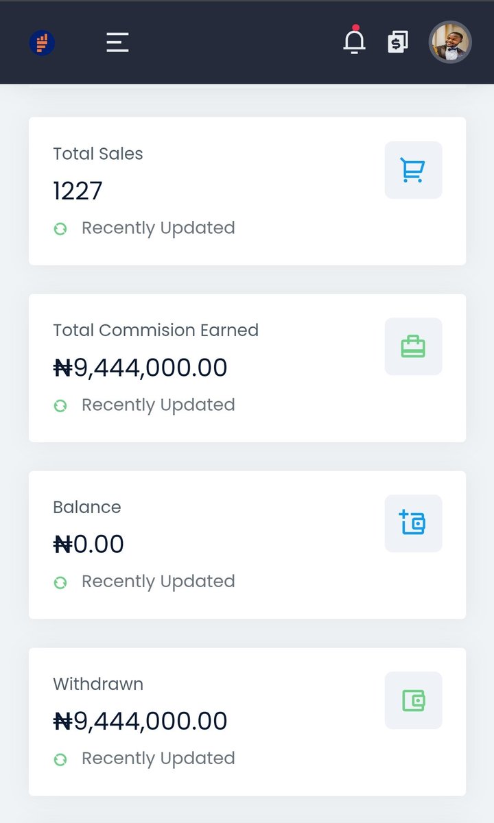Over 1,227 copies of digital products sold so far That's #18MILLION.. eight hundred and eighty-eight thousand made in sales #9MILLION.. four hundred & and forty-four thousand made in commission with my smartphone 🔥 All thanks to @_SamsonOlaleye @abiodunayobami_ for @FinXpire