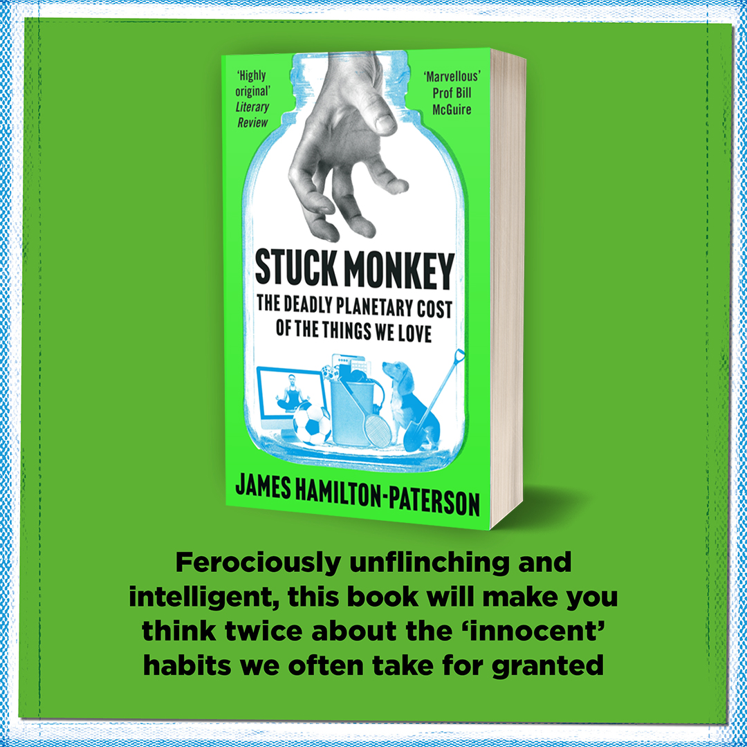 'A highly original and lucid portrayal of the eco-catastrophe we face… throughout, Hamilton-Paterson's mordant humour offers some solace' LITERARY REVIEW #StuckMonkey is coming in paperback this Thursday! 🌏 bit.ly/3vQ6lHn