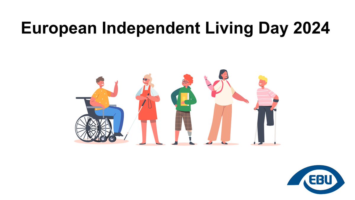 Autonomy. Freedom. Self-reliance. On the occasion of European #ILDay24, EBU underlines the meaning of independent living in the day-by-day of people with #disabilities. Let’s all work together towards a society where our own choices regarding our daily lives are respected.