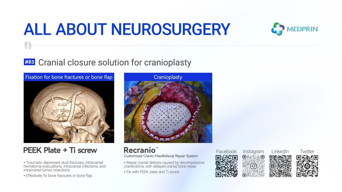 Here are solutions for you to close the bone defect 💪
---
#medprin #neurosurgery
medprin.com