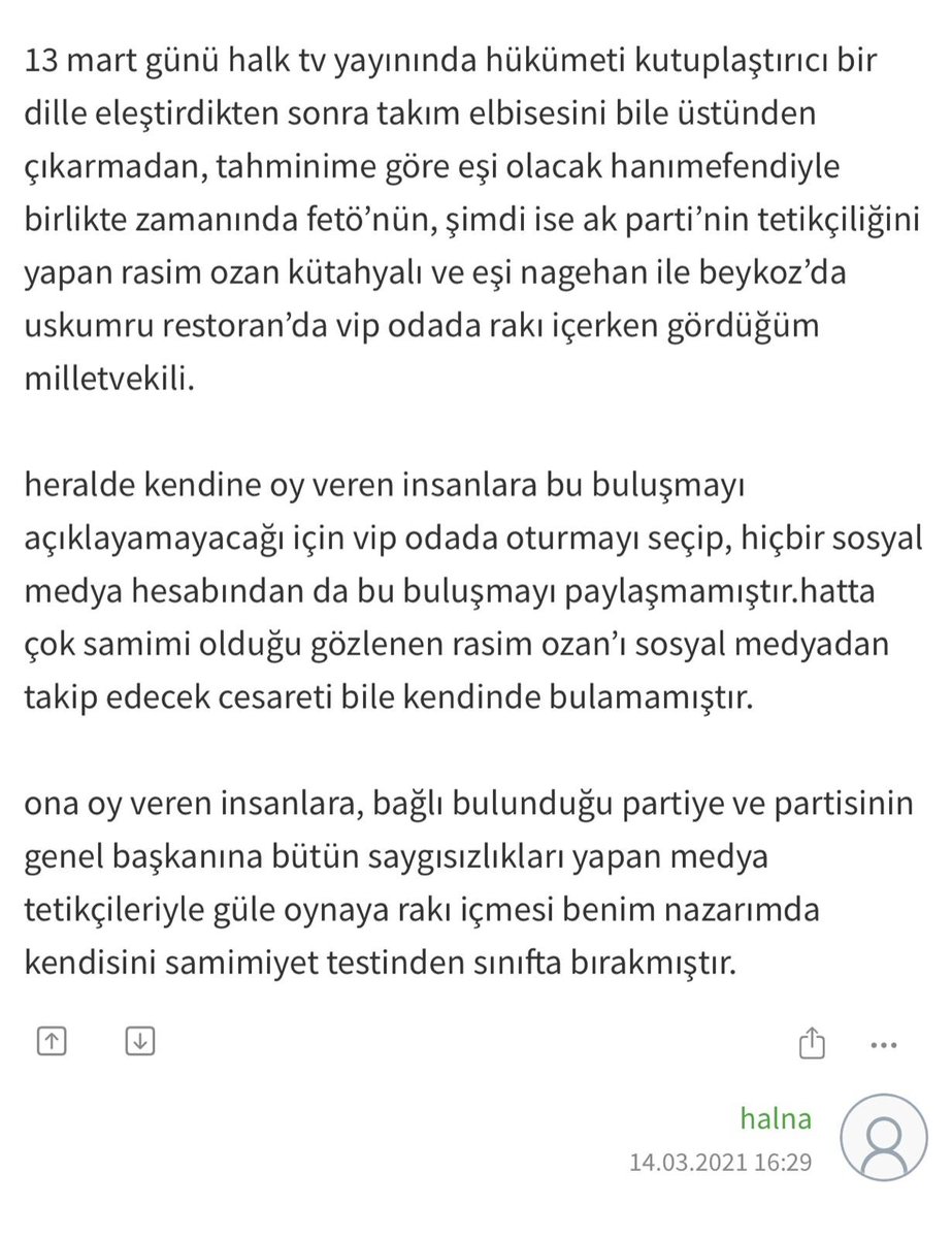 Nagehan Alçı açıklamış, Ali Mahir Başarır ile eski dostlarmış. Ekşi Sözlük'te bir vatandaş Ali Mahir Başarır'ı, Nagehan ve ROK'la rakı-balık yaparken gördüğünü yazmış. Nagehan ve ROK'un rakı sofrası arkadaşları CHP içinde en üst makamlara gelebiliyor demek ki.