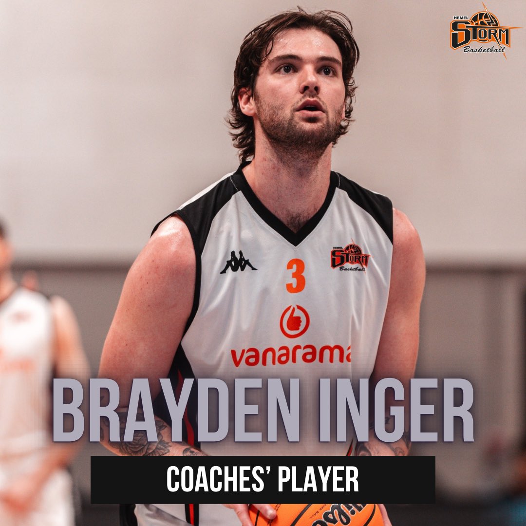 🏆 | 2023/2024 season award winners announced! Our next award, Coaches’ Player, was given to the big man @BraydenInger 👊 Read full article here ⬇️ stormbasketball.net/20232024-award…. #ItsStormSeason⛈️