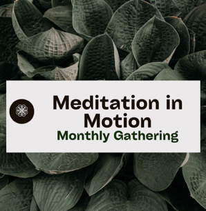 Meditation in Motion Monthly gathering May 23, 1p join our community of mindful movers we will share in community, & grow our practice through gentle, intentional movement. earthandspiritcenter.org/class/meditati…