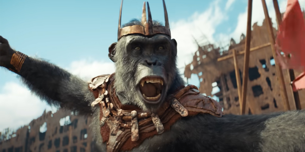 Advance screening! KINGDOM OF THE PLANET OF THE APES (12A) Thursday 9th May at 20:45 Apes are the dominant species living harmoniously and humans have been reduced to living in the shadows. INFO & TICKETS bit.ly/44pZUaH #Peckhamplex @ApesMovies