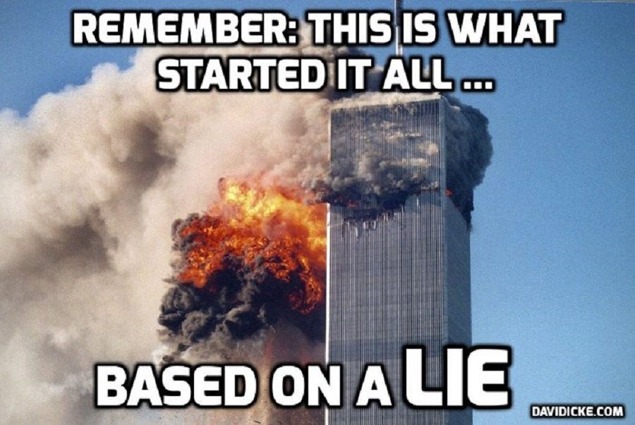 Remember, it all started with a lie. The Trigger: The EXPLOSIVE book by David Icke - shop.davidicke.com