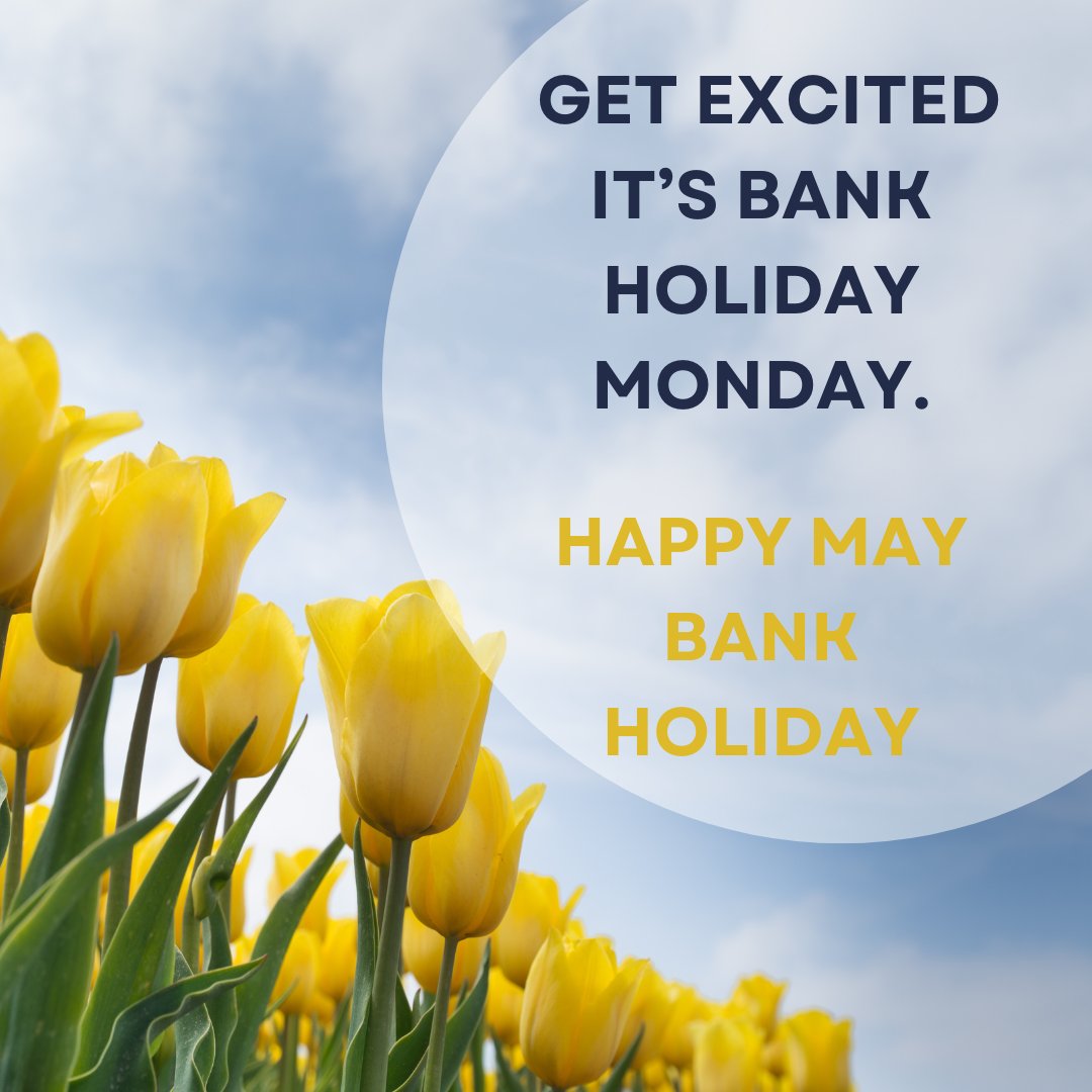 Take a break and enjoy the well-deserved May Bank Holiday! To all hard workers out there, take this time to recharge and appreciate the results of your hard labour. How will you be celebrating the May Bank Holiday?  #ProfessionalPerks #WorkHardPlayHarder #LongWeekendVibes