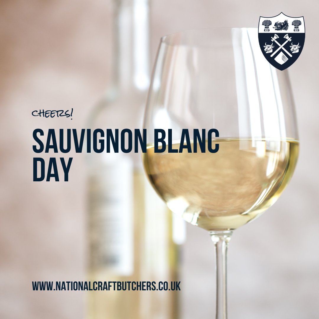To celebrate Sauvignon Blanc Day and the bank holiday, why not visit your local craft butcher and get something tasty to accompany it! 👉 Find your local craft butcher: ow.ly/7XQ550RegcQ #NationalCraftButchers #NCB #CraftButchers #butcher #SauvignonBlanc