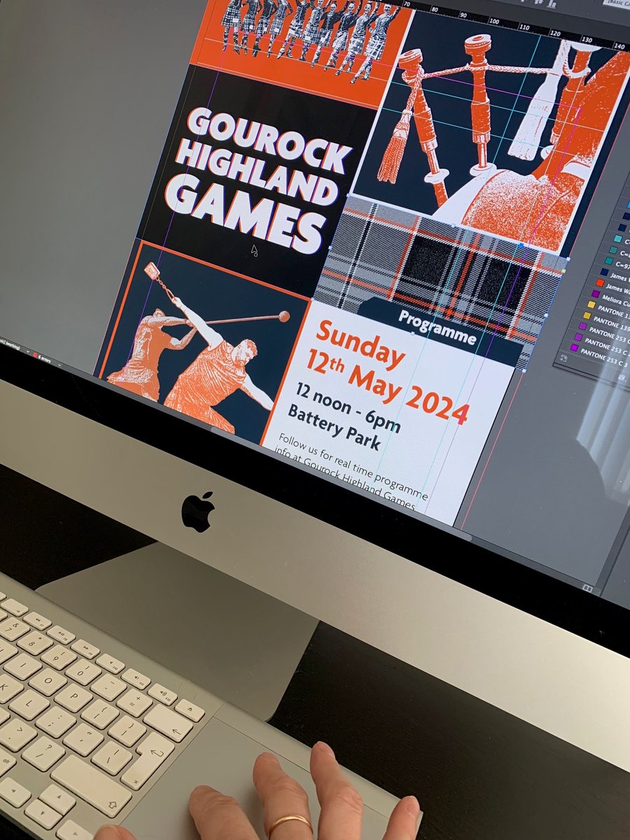 The Programme for this year's Gourock Highland Games is almost finished and is about to go to print - there will be free copies on site on the day - make sure you pick one up! #GHG24 #GourockHighlandGames #DiscoverInverclyde